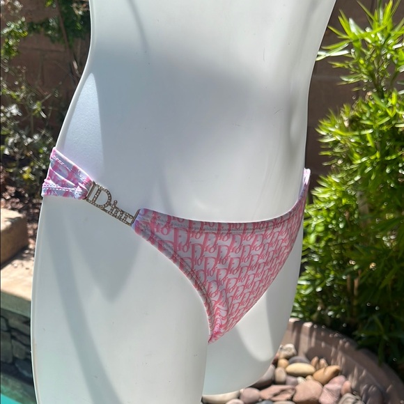 Pink Patterned Bikini Set - Picture 9 of 11
